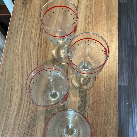 MCM Barware. Set of 4 wine glasses. EUC! - Picture 5 of 8